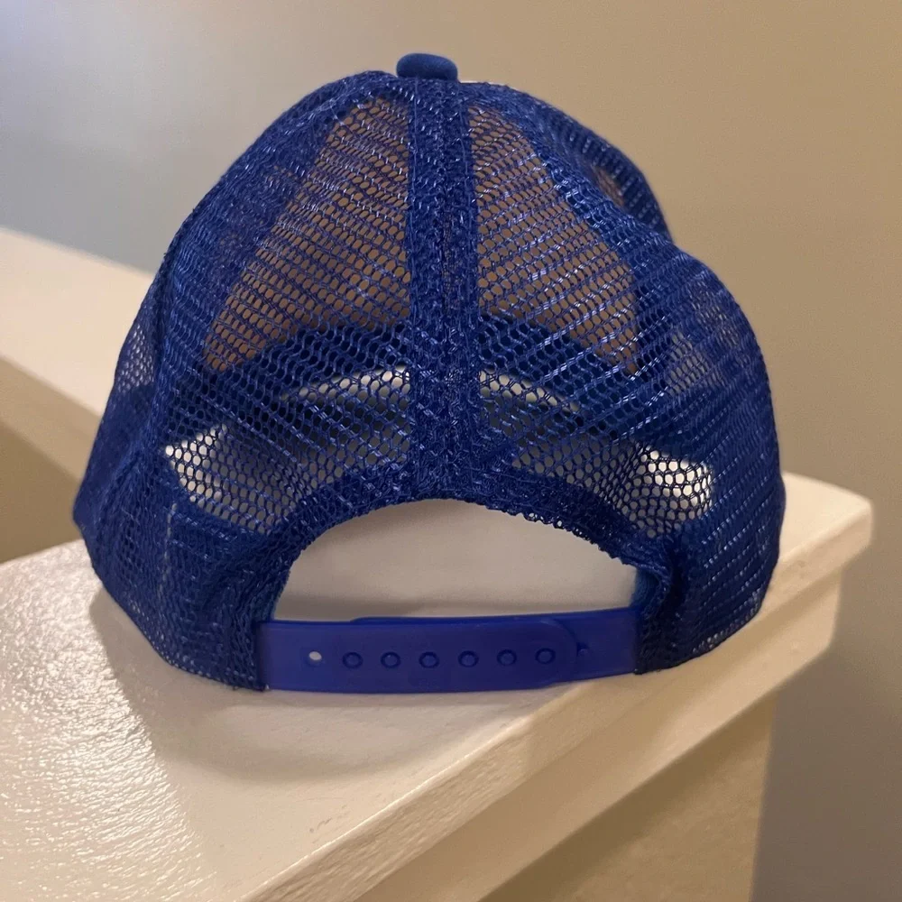 Fremont Blue and White Trucker Hat - Retro inspired